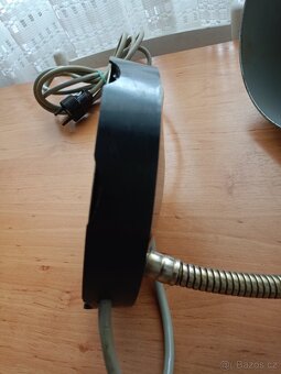 Retro černá lampa bakelit - 6