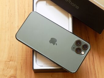 Apple iPhone 11 Pro 256GB Midnight Green - ZÁRUKA - TOP STAV - 6