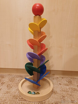 Dřevěná kuličková dráha se zvukem (Small Foot) - 6