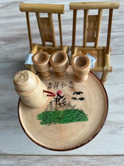 Japonský set miniaturního nábytku - 6