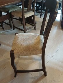 Dubový stůl a židle - 6