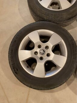 5Ks Alu disky škoda 5x112R15 - 6