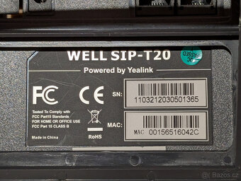 3x VoIP telefon WELL SIP-T20 - 6