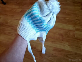 zimní dětská retro čepice čepička, 1-3 roky - 6