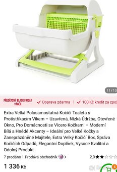 Poloautomatické WC pro kočky - 6