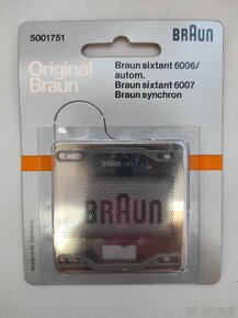 Holící strojek Braun sixtant 6006 synchron nový - 6