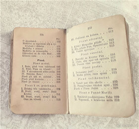 Historická modlitební knížka pro katolíky  z roku 1905 - 6