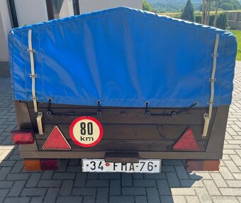 Přívěsný vozík INTKOS NP200 s plachtou STK 6/2029 - 6