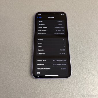 iPhone 12 mini 128GB purple, pěkný stav, 12 měsíců záruka - 6