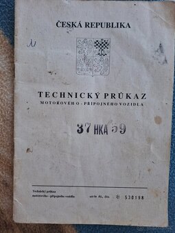 Přívěsný vozík RS-02 s ČR TP - 6