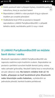 Reproduktor LAMAX PartyBoomBox 300 - 6