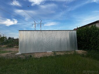 Garáž 6x6m pozinkovaný plech - 6
