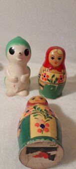 PANENKY, PÍSKACÍ FIGURKY, MATRJOŽKY - BÁBUŠKY - 6