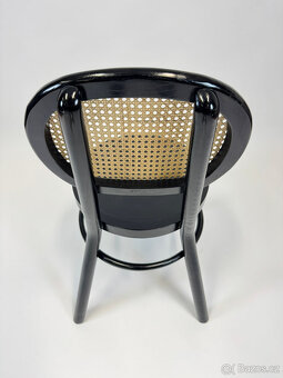 21x zánovní židle s ratanovým opěradlem - masivní dřevo - 6