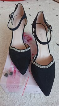 Dámské boty - lodičky společenské - vel. 40 - top stav - 6