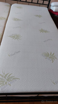 2ks Matrace Orthopedic 200x90x22cm, Aloe Vera - 6
