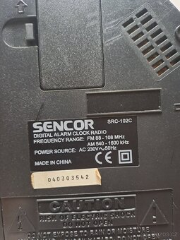 Radio budík Sencor digital alarm clock radio SRC-102C - 6