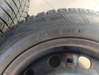 Zimní pneu+disky Škoda 185/60 R15 5x100 - 6