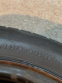 Plechové Disky 5X100 R15 Zimní Pneu 185/60/15 - 6