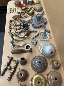 Starožitné součástky na světla - 6