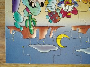 RETRO dřevěné puzzle Mickey Disney 24 dílků - 6