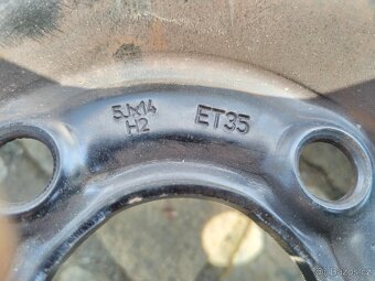 Plech. disky 4x100 R14 citigo, up, mii - 6