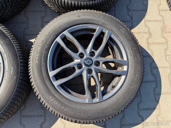 4x al kola 5x114.3 17 + pneu zimní 215/65 R17 - 6