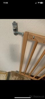 Dřevěná dětská zábrana stravitelná se zámkem Hornbach - 6