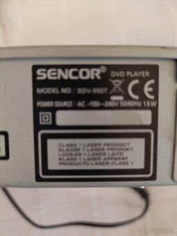 DVD PŘEHRÁVAČ SENCOR - 6