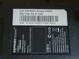 Notebook Fujitsu Siemens Esprimo Mobile V5505 - 6