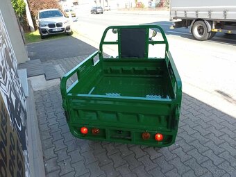 Elektrická pracovní tříkolka Cargo G1 1000W COC zelená - 6