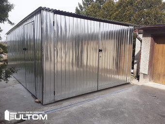 Akční nabídka Plechová garáž 3x5m, v 2 jakosti. - 6