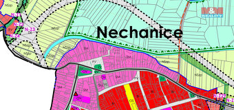 Prodej pozemku k bydlení, 1148 m², Nechanice, ul. Husovo nám - 6