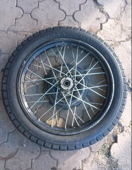 Pneu 3.75-19 i-40 duše pásek pod duši Dněpr Ural M72 K750 - 6