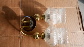 Retro Lustr + lampa výr. Kamenický Šenov - 6
