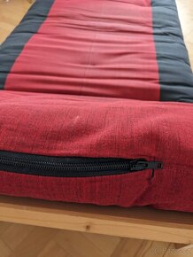 Futon včetně rámu 90x200 cm - 6