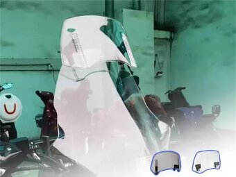 Deflektor na hlavní plexi moto - 6