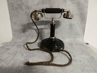 Velmi starý historický telefon do sbírky, štítek Ericsson - 6