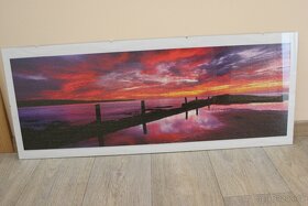 Zarámované obrazy přirody z puzzlí. (6ks) - 6