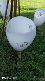 Starý závěsný lustr Dřevo Humpolec - 6