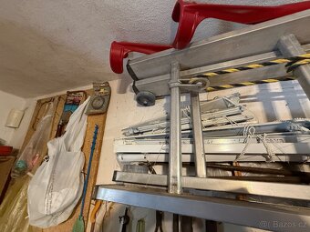 Hliníkový žebřík s lankem - 12 m - 6