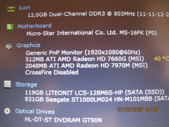 Herni MSI GX 60-3CC - 6