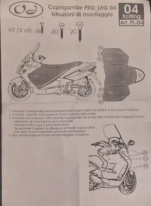 Termo deka na skútr KYMCO originální - nepoužitá - 6