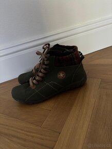 Rieker polokozačky khaki - vel.40 - 6
