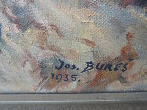 OBRAZ OLEJ NA PLÁTNĚ-JOS.BUREŠ-1935 - 6