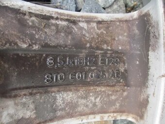 ALU kola AUDI A4/5/6/7 8,5x18 ET29 s pneu 255/45 - 6