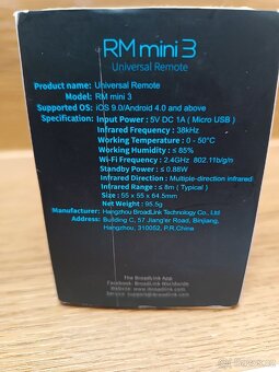 BroadLink RM Mini 3 - univerzální dálkové ovládání - IR - 6