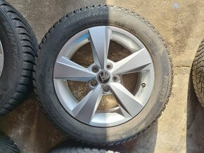 ALU kola+pneu ŠKODA"Deneb"PIRELLI zimni 185/60/R15 6.0J ET - 6