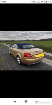 Prodám Audi A4 Cabrio 2.5 TDI 6V 120kw - 6