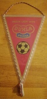 2x historická vlaječka fotbalového klubu DUKLA PRAHA. - 6